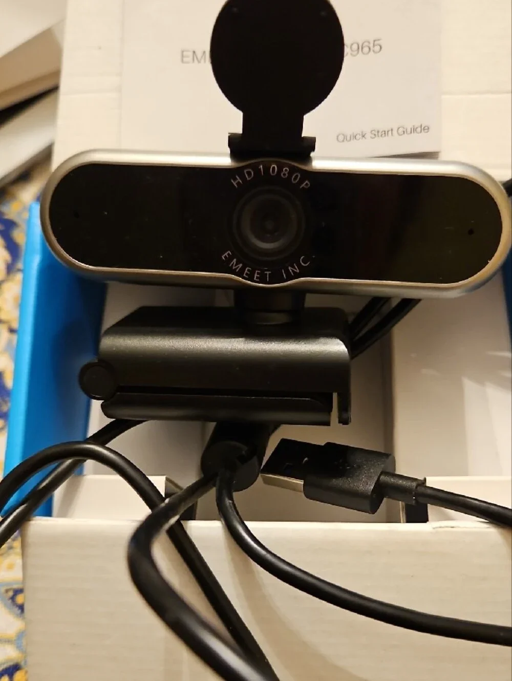 EMEET SmartCam C965 HD 1080P Webcam - Black